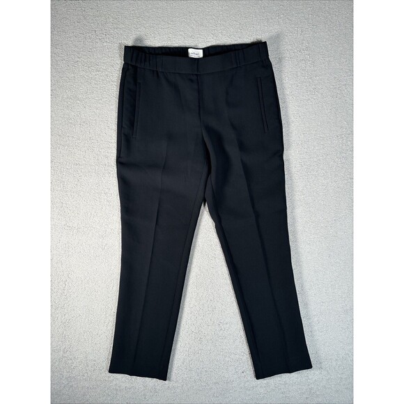 Wilfred Pants Women’s Size 6 Black Straight Leg Pleated Ankle Straight Pull On - Picture 1 of 12